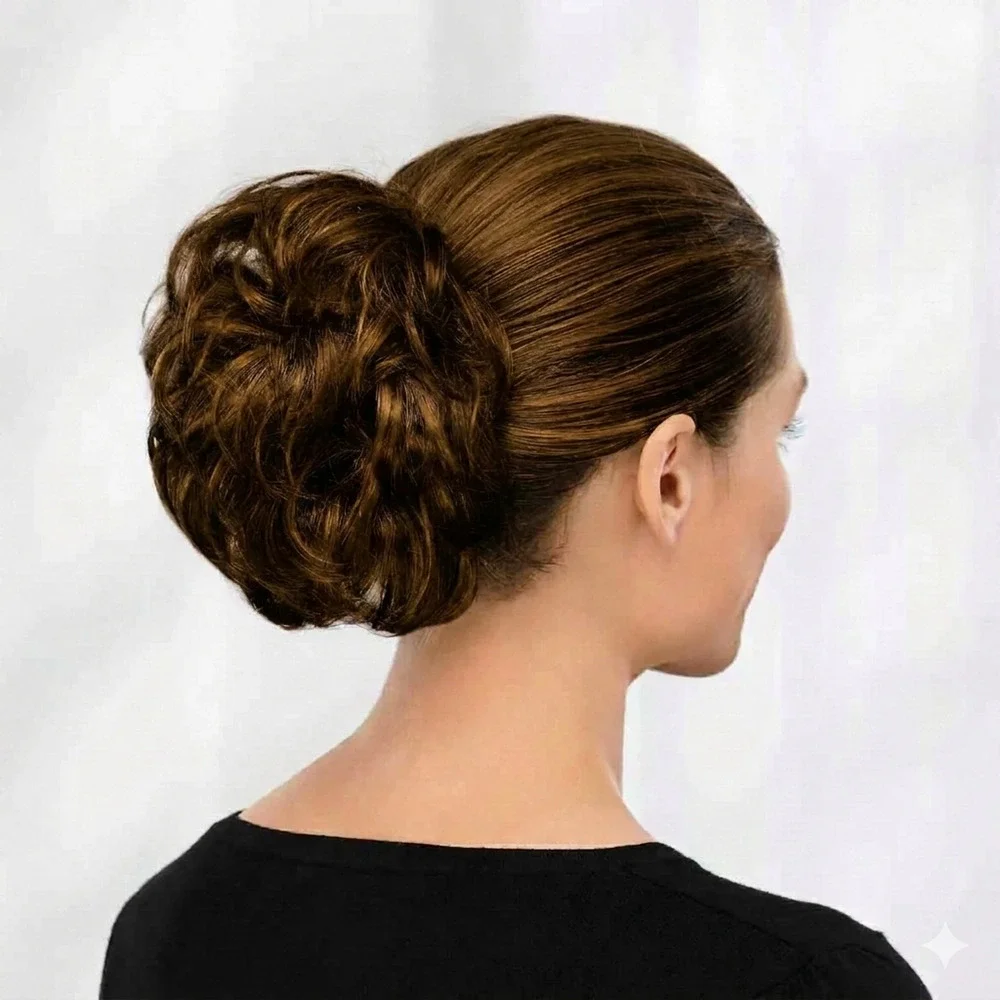 Paula Young A2161 Short Wavy Clip On Color 812A Pecan Delight